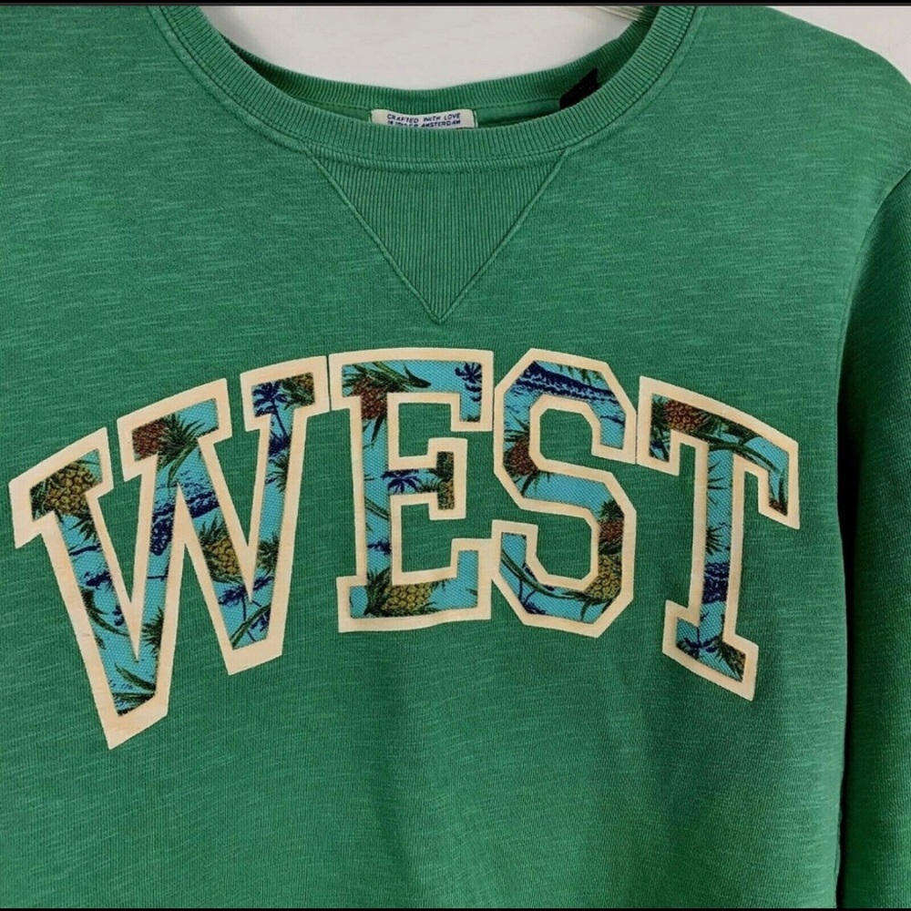 Scotch & Soda Long Sleeve Lightweight Sweatshirt